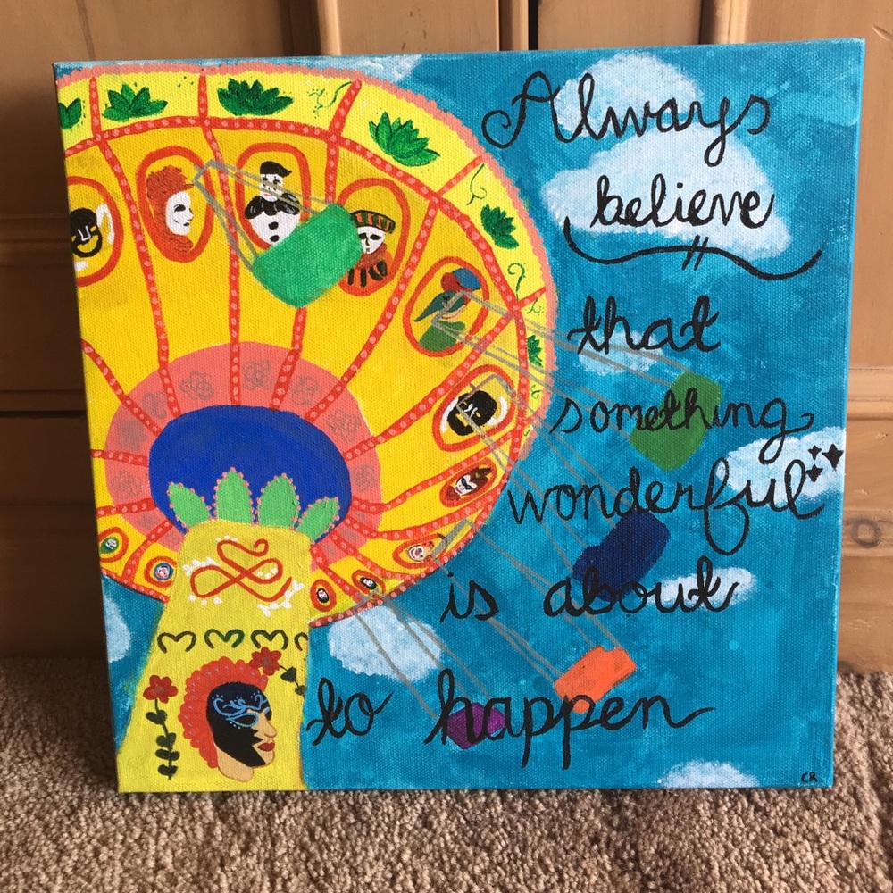 Hand painted canvas