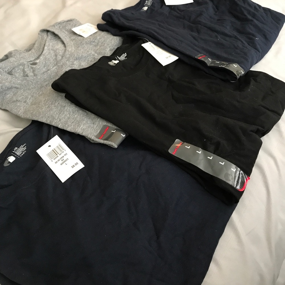 Foot Locker T-shirts All Large Never worn w/ Tags