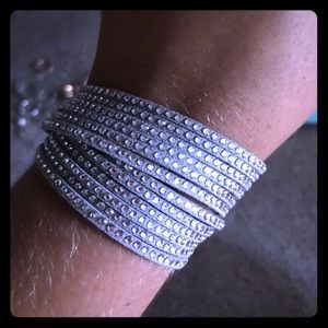 Swarovski wrap bracelet