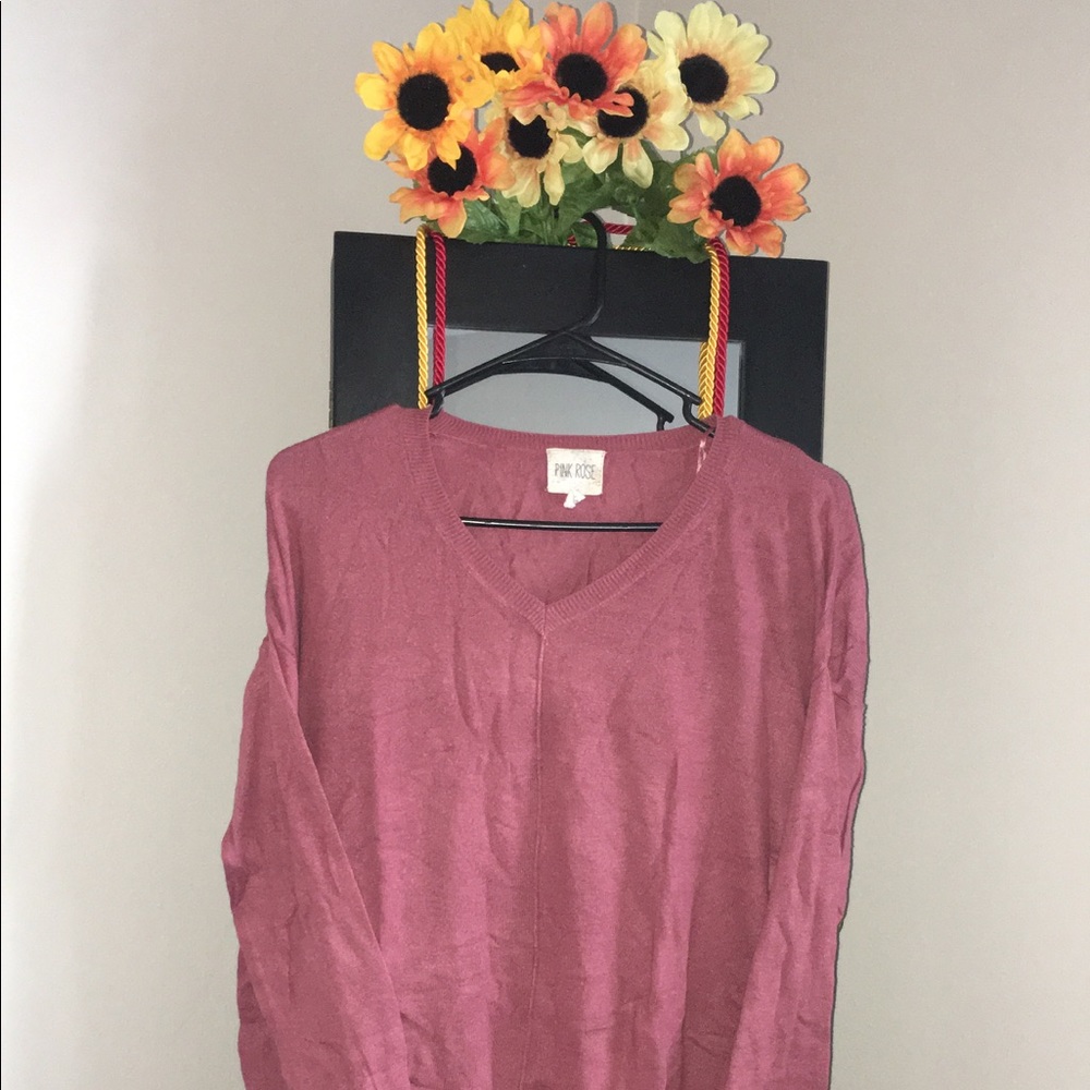 Muave pink sweater