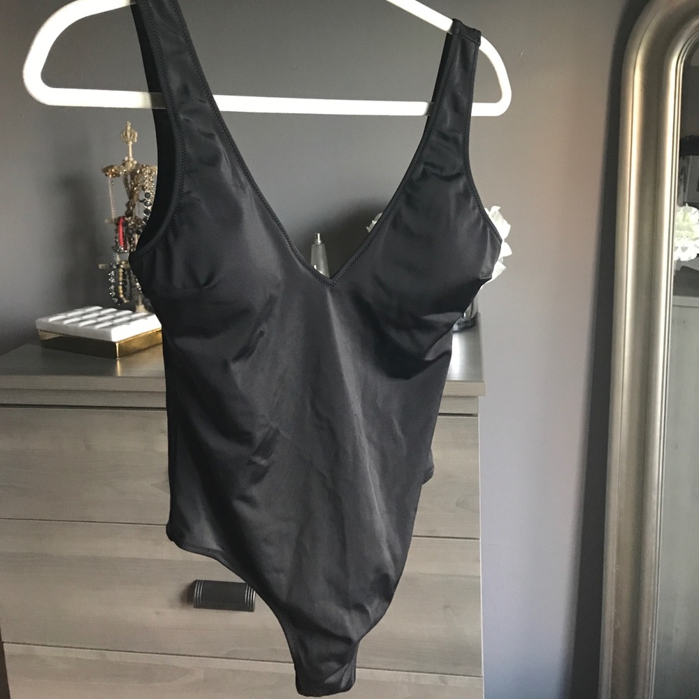 Double V One Piece Swimsuit - image 1
