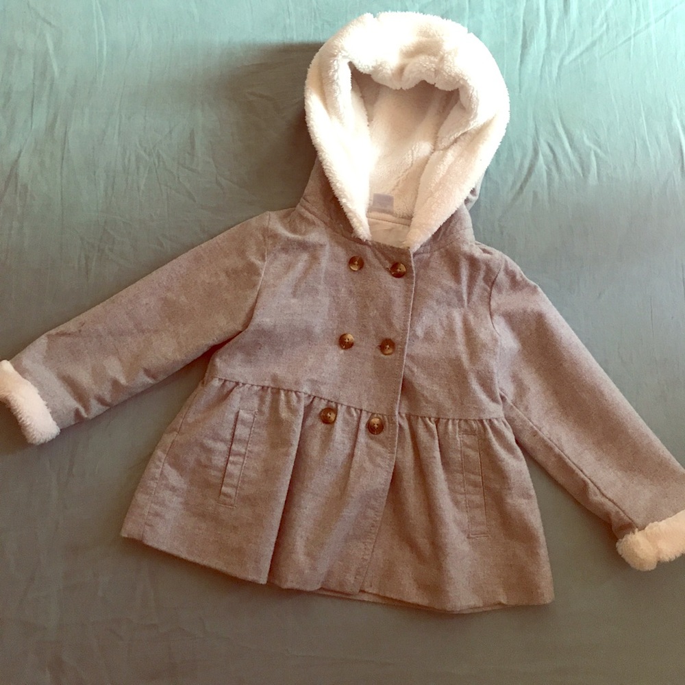 Classy Furry Peacoat