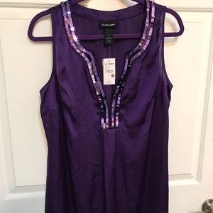Royal purple blouse nwt!