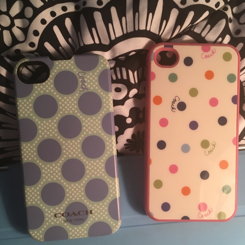 Coach! iPhone 4/4s cases! bundle of 2