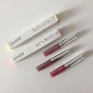 Colourpop Ultra Matte/Satin liquid lip bundle