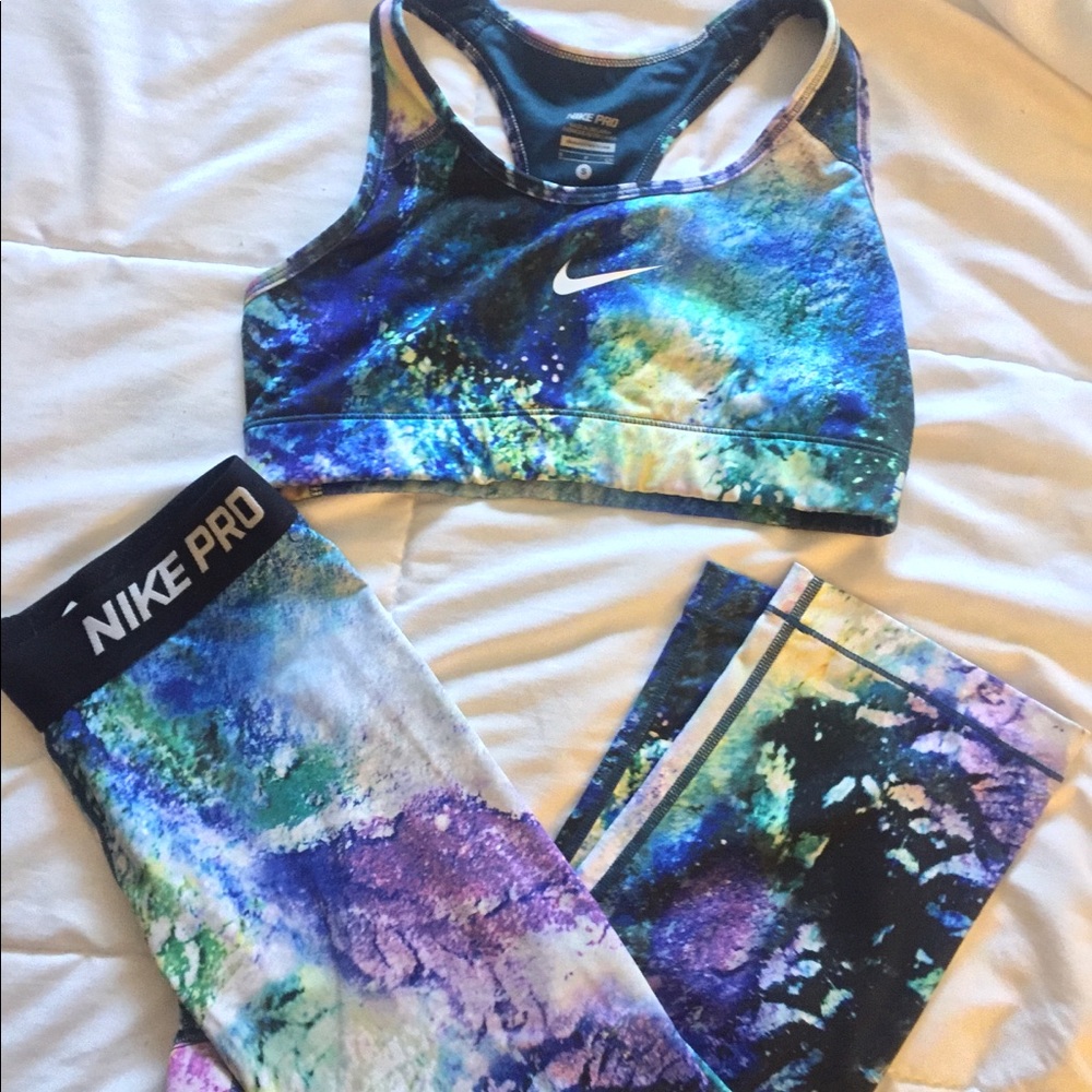 Nike Pro Aerial/ Mermaid Collection! 💜💚