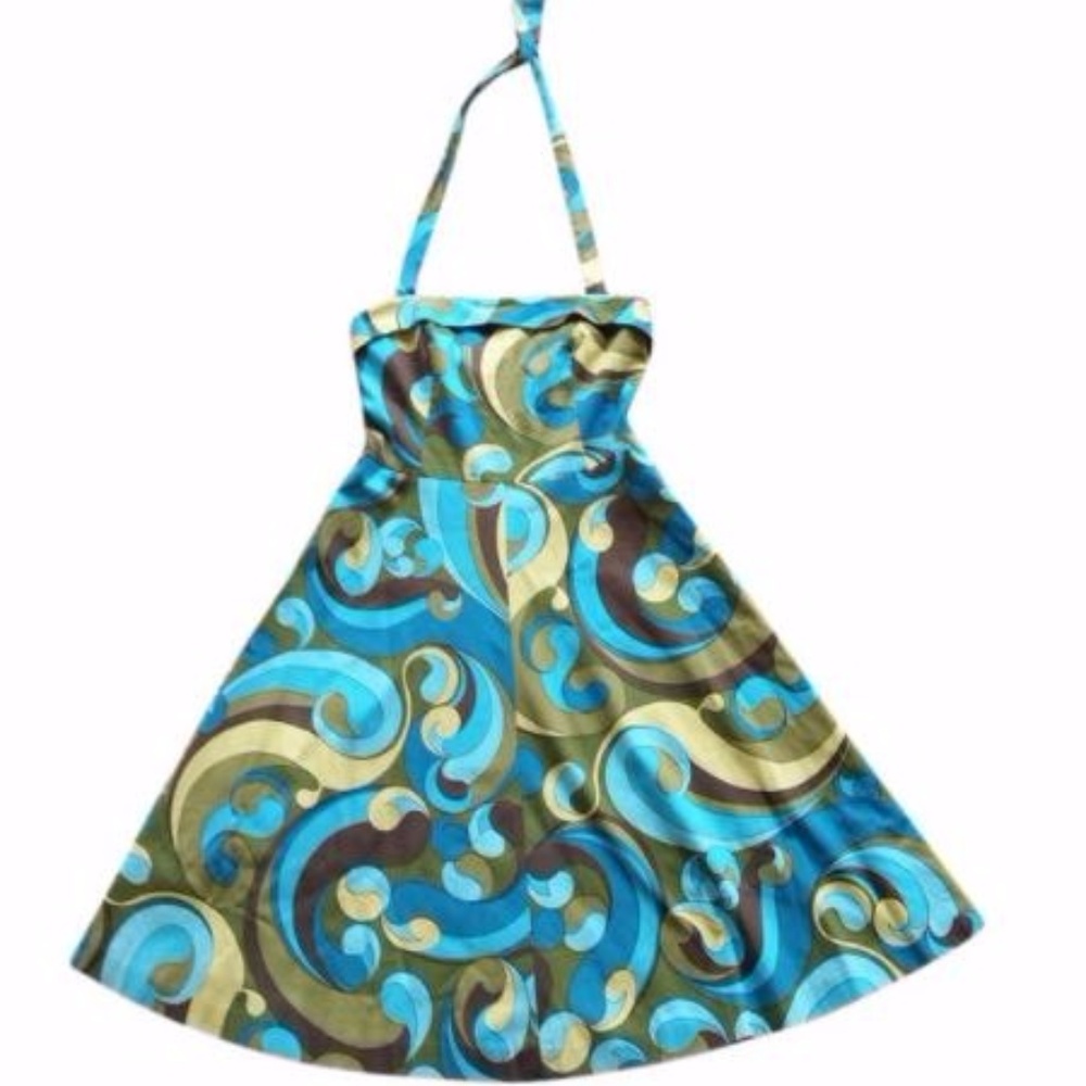 Becky & Max Retro Halter A-line Mod Dress