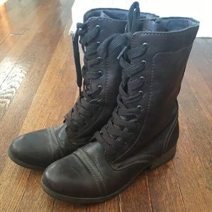 Mossimo Brown Combat Boots