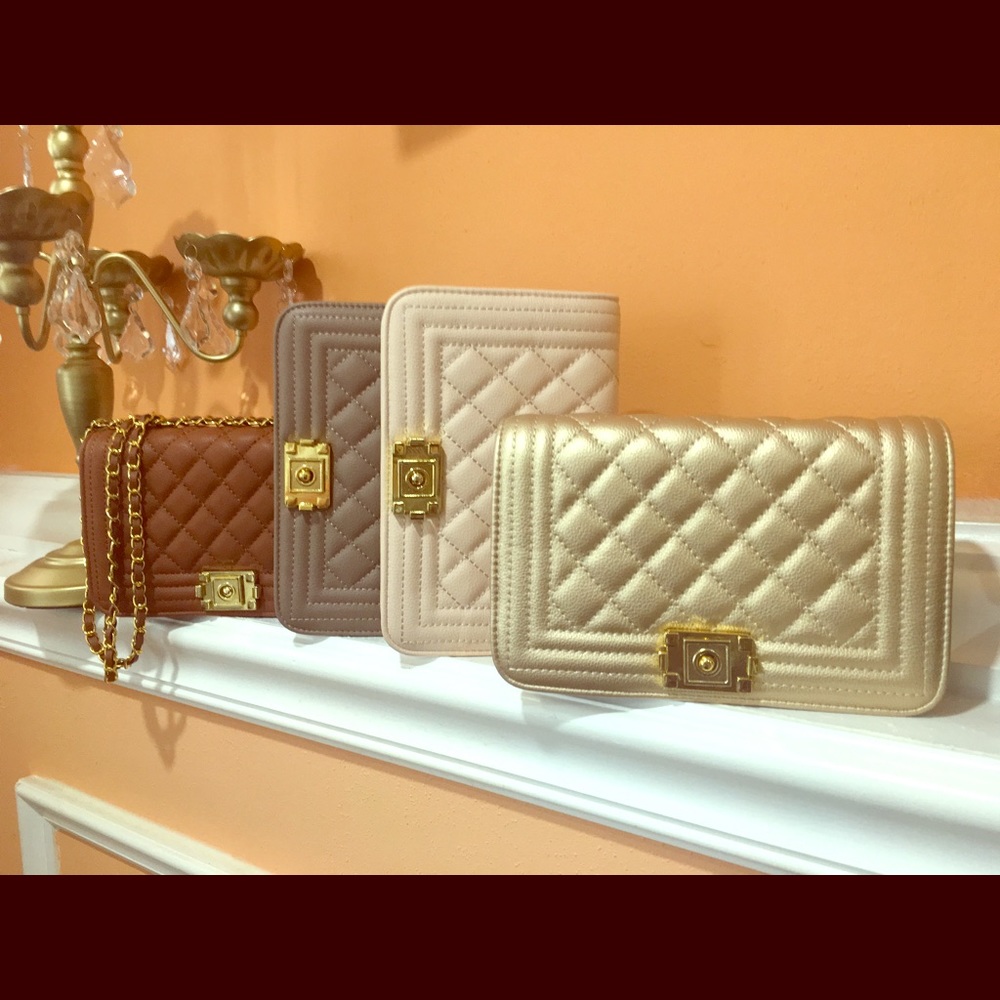 Brand New Quilted Chain Strap Bag