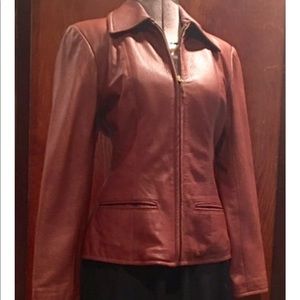 JORDAN KEITH Lux Deerskin Leather Coat