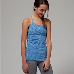 Blue and pink ivivva tumblin tank size 12!!