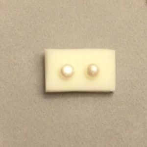 Authentic Round Pearl Studs