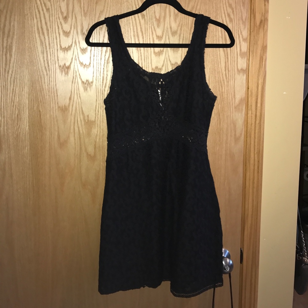 Free People Black Mini Dress