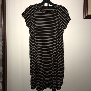 Nordstrom Striped Short Sleeve Shirt/Dress