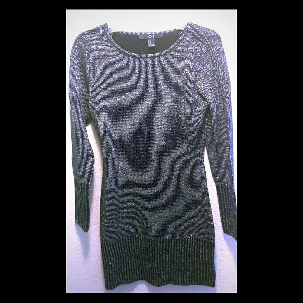 Forever 21 metallic Sweater