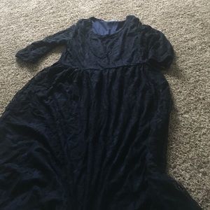 NEVER WORN! Navy lace dress