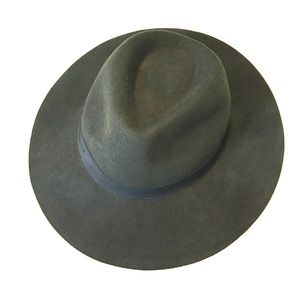Olive Green Felted Hat