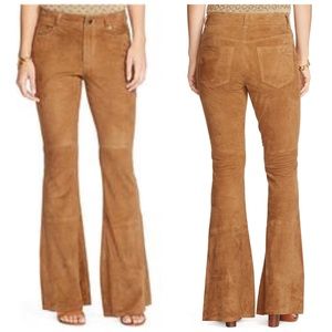 🆕 Ralph Lauren Suede Flare Jeans