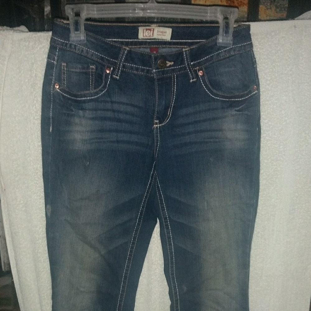L.e.i Dark wash Bridget jeans
