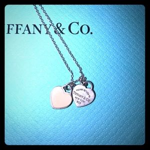 Double heart Tiffany necklace