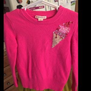 Crew cuts pink wool ice cream of sweater