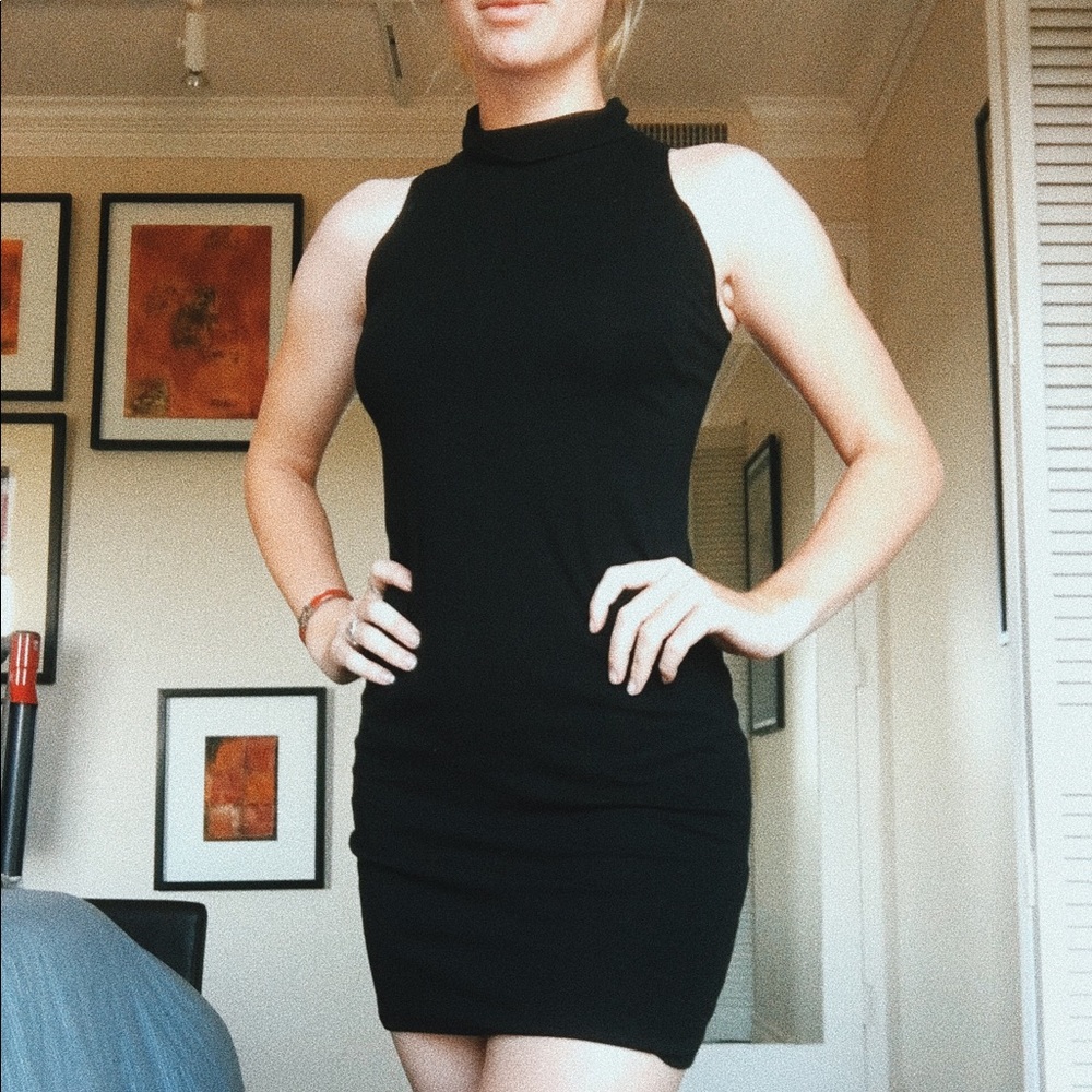Turtle neck dress