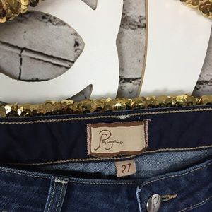 Paige peg skinny jeans size 27