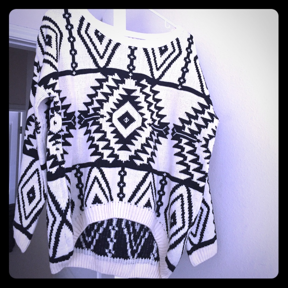 Beautiful tribal designed sweater