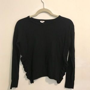 Black long sleeve sweater