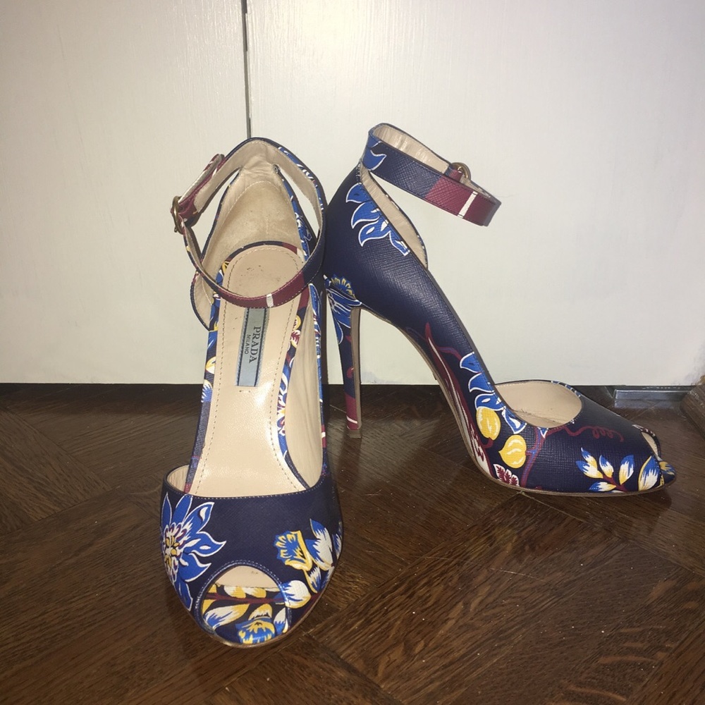 Floral Prada Heels