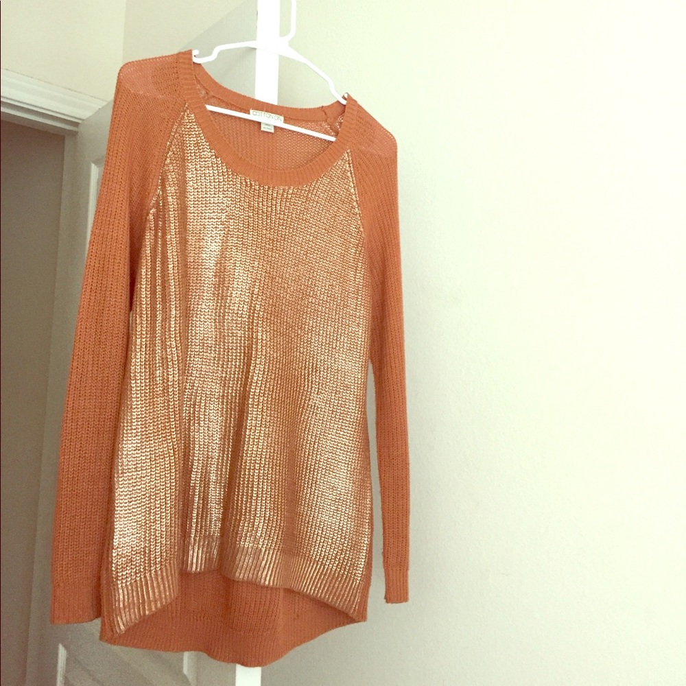 Pretty sequenced sweater