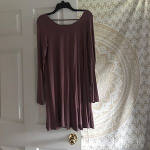Long sleeve t-shirt dress