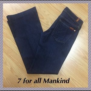27 x 31.5" - 7 for all Mankind Dojo flare jeans