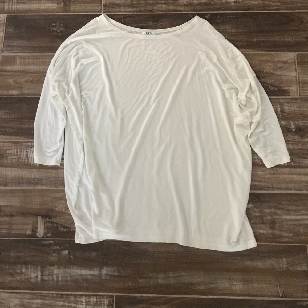 White Piko Tunic