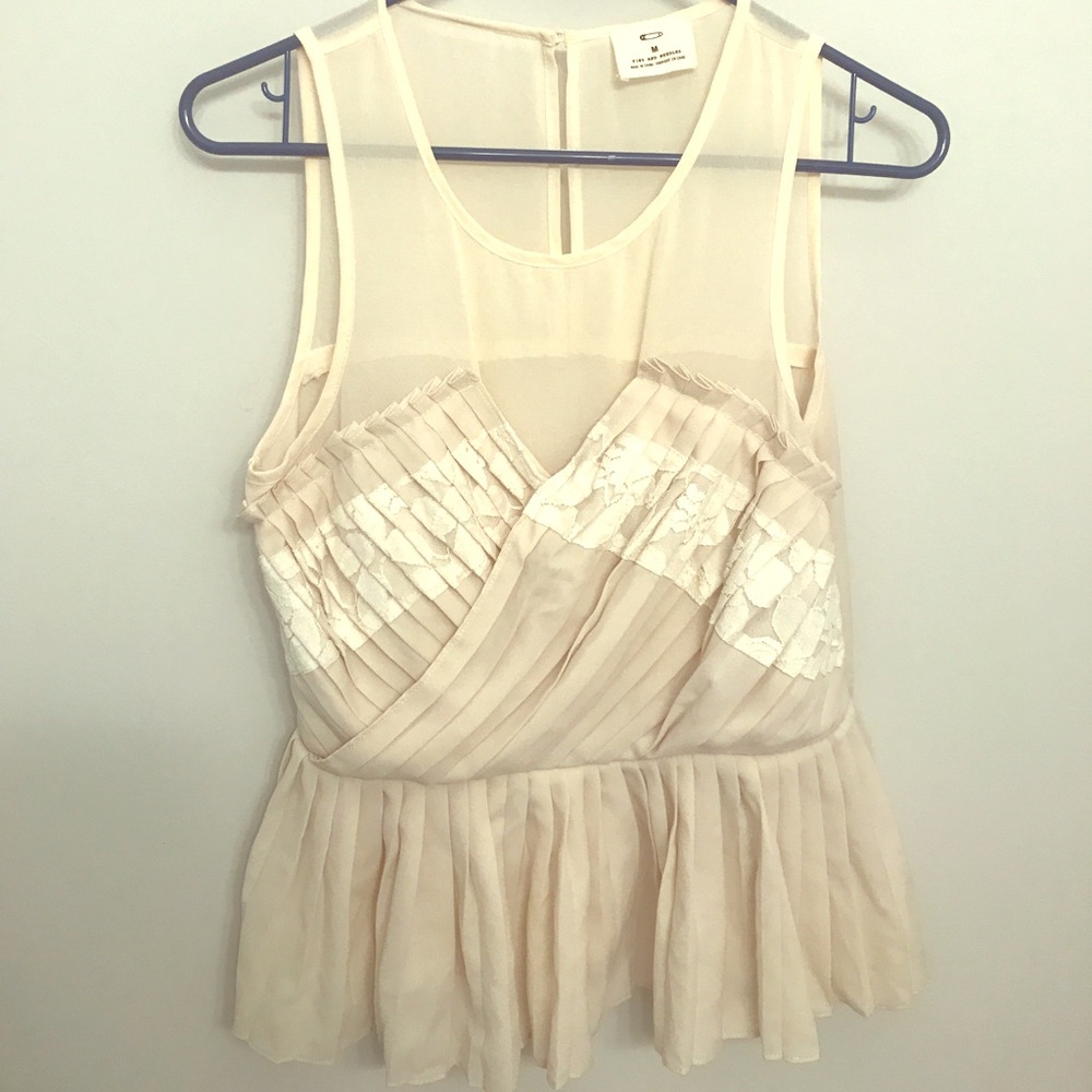 Urban Outfitters Lace Peplum