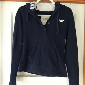 Blue Hollister Hoodie