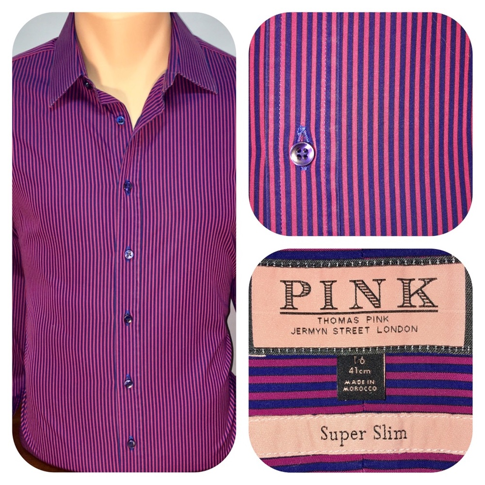 Thomas Pink Super Slim - 16