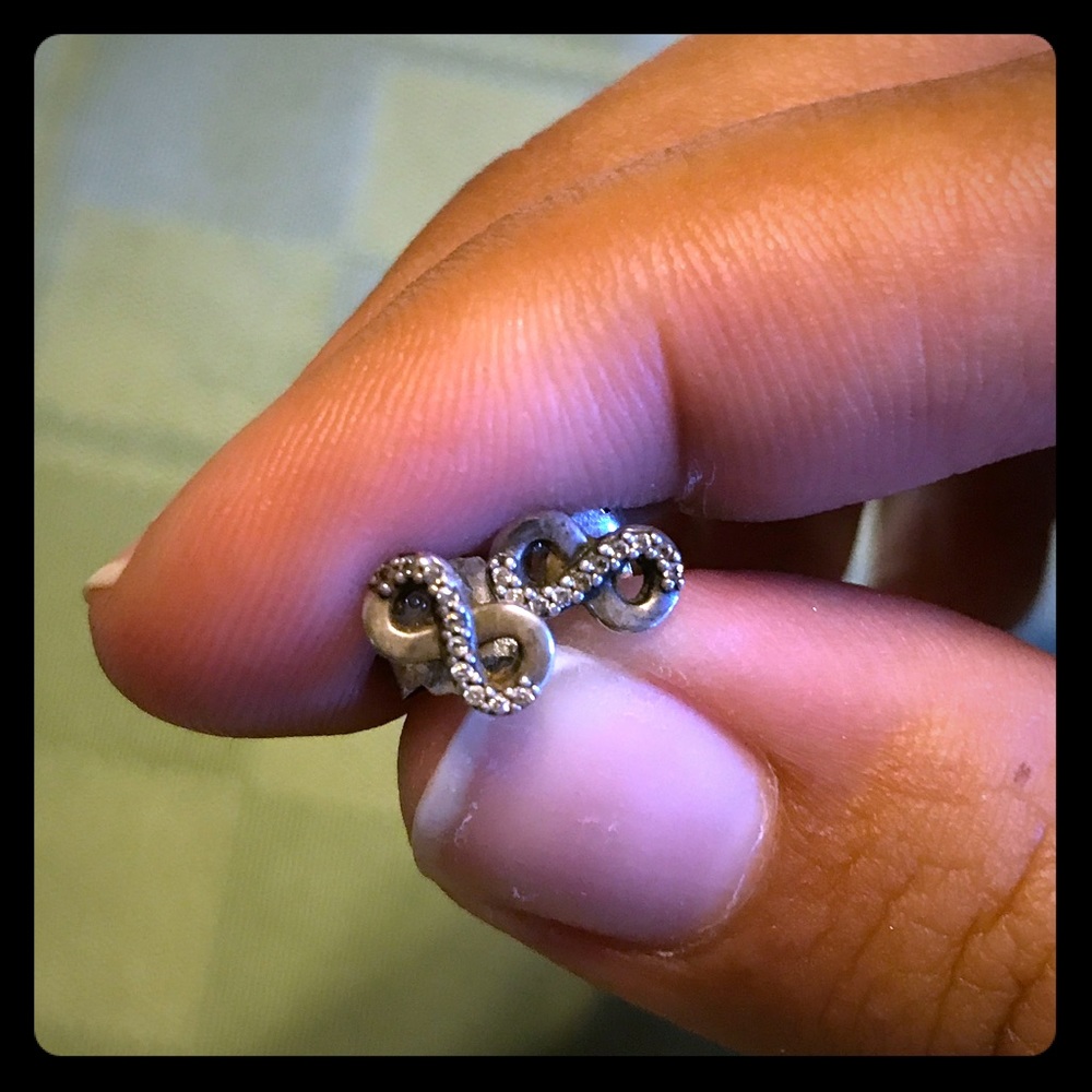 Pandora infinity earrings