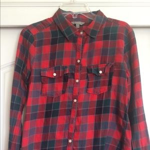 Plaid button down-- from Nordstroms