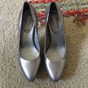 Banana Republic Pewter Heels