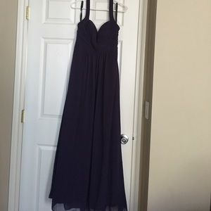 Gently worn purple Alfred Angelo dress