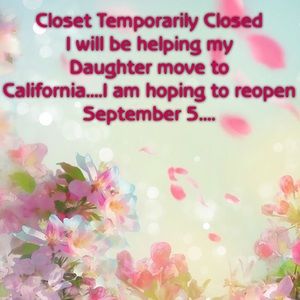 Closet Temporarily Closed