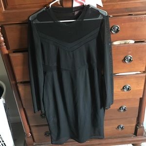 Mesh black dress