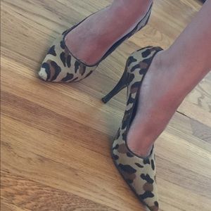 Via Spiga Cheetah Heels