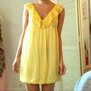 Jenni Kayne canary yellow dress
