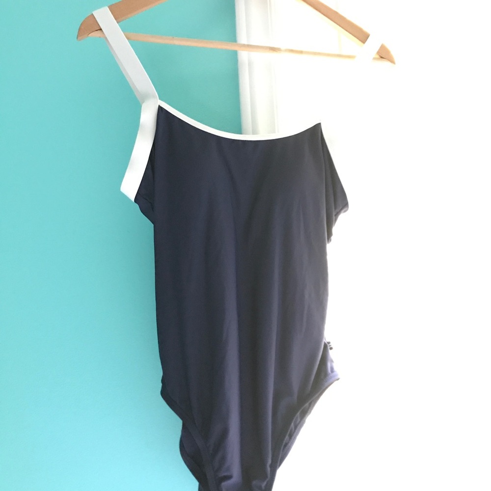 Navy blue swimsuit