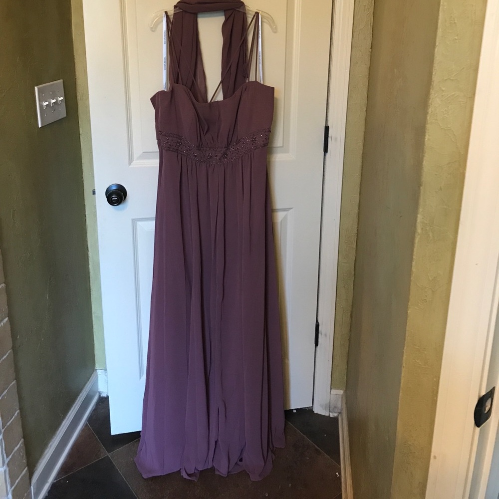 Size 22 Mauve Bridesmaid's Dress NWT