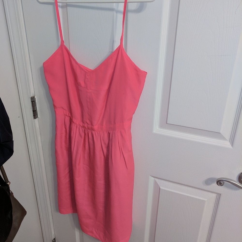 J.Crew Hot Pink Dress