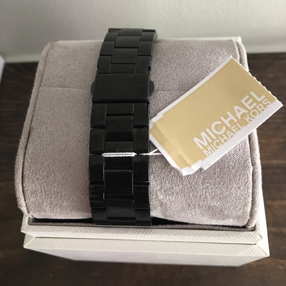 Michael Kors Ritz black crystal watch NIBWT MK6438 - Picture 5 of 8