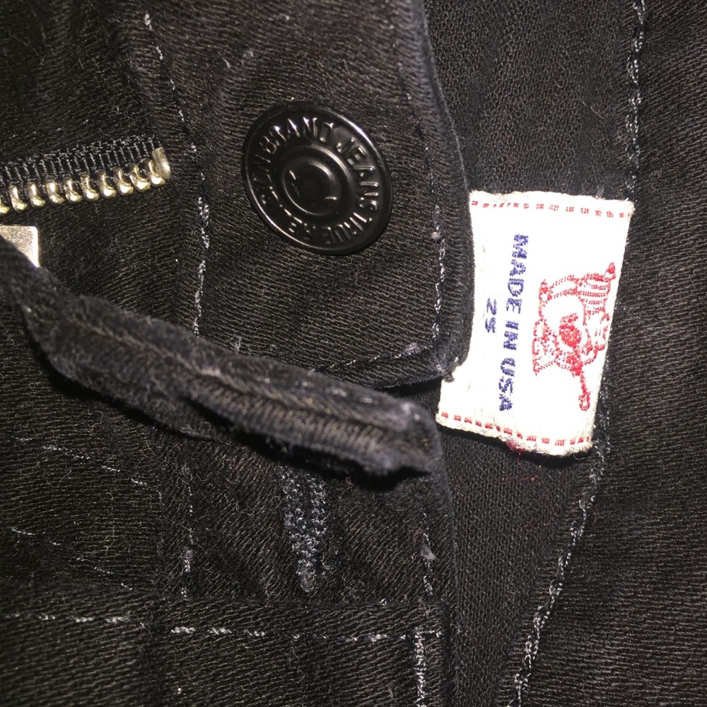 True religion black jeans